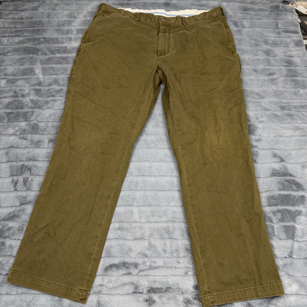 Polo Ralph Lauren Mens Classic Fit Chino Pants Olive Green 100% Cotton 40x30